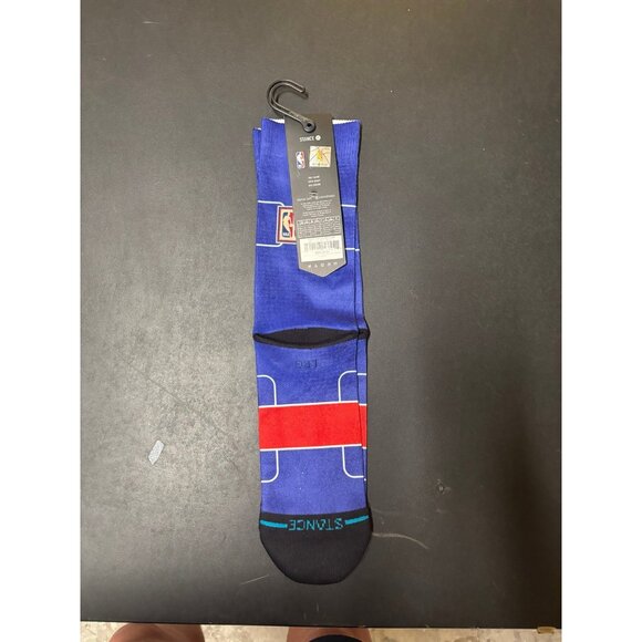 Stance Allen Iverson Philadelphia 76ers socks size large crew casual size large - Picture 5 of 6